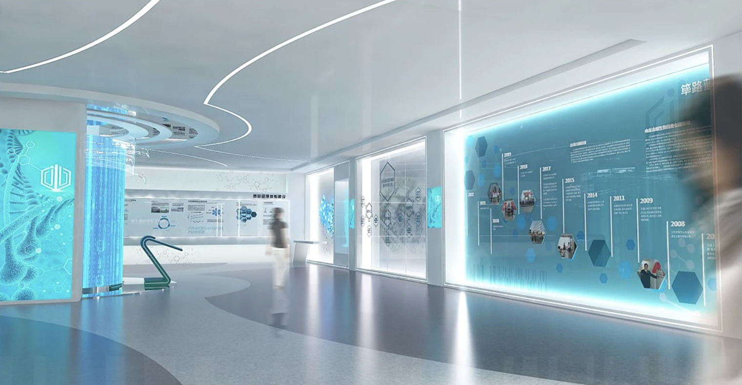 生命科技館干細胞展廳設(shè)計：藏在細胞里的彩虹：探秘生命科學(xué)的彩色密碼 2025干細胞展廳設(shè)計公司思威圖數(shù)字