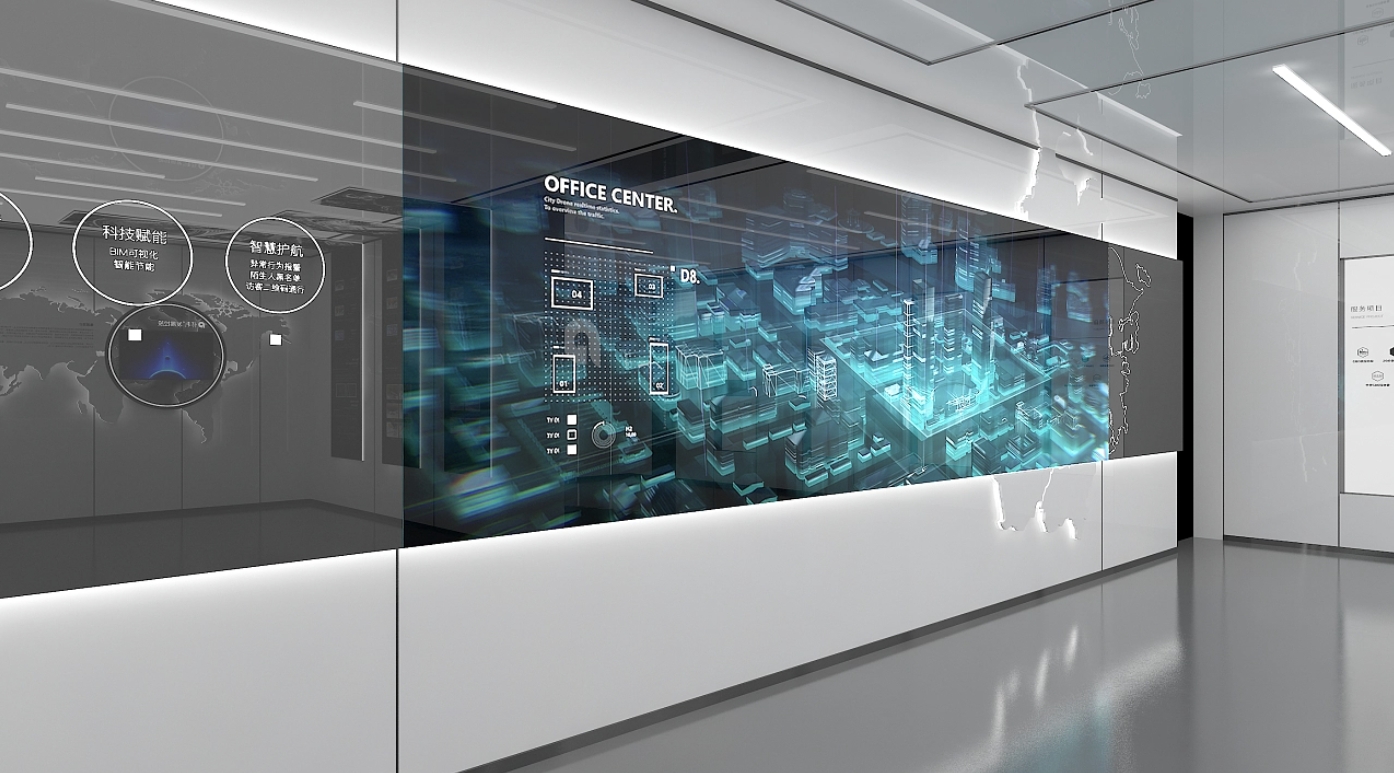 思威圖數(shù)字干細胞科普展館設計—平面布局設計：強調(diào)空間形式平穩(wěn)、舒展與時序性