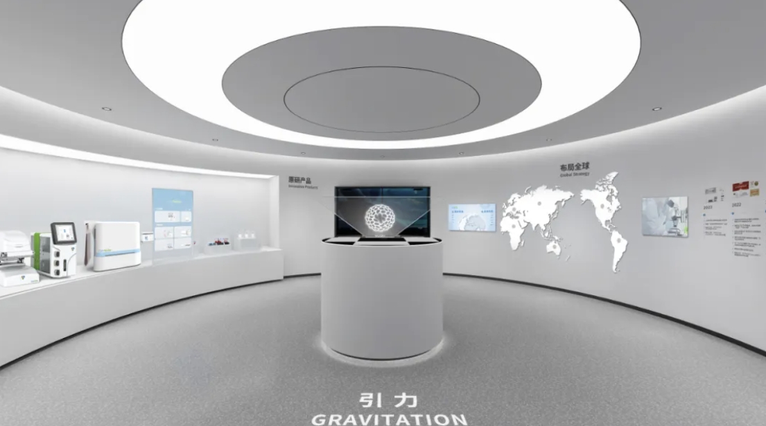 思威圖數字：干細胞展廳設計理念“簡約與科技的完美融合”