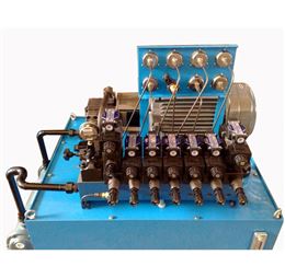 汽車四工位沖孔機液壓系統